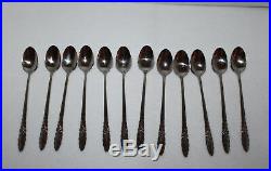 89 Pieces Oneida Community Stainless Floral Glen 12 Place Settings + Extra
