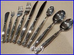 9 PC Oneida Act 1 One I Heirloom Stainless Flatware Place Setting Last One