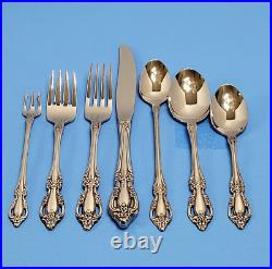 90 Pcs Serves 12 Oneida RAPHAEL Distinction Deluxe HH Stainless Set in Chest
