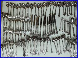 90 Pcs Vintage Kenneth by Oneida Distinction Deluxe Stainless HH Flatware