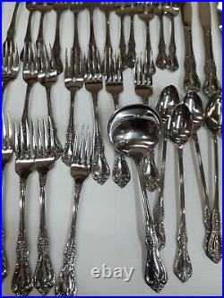 90 Pcs Vintage Kenneth by Oneida Distinction Deluxe Stainless HH Flatware