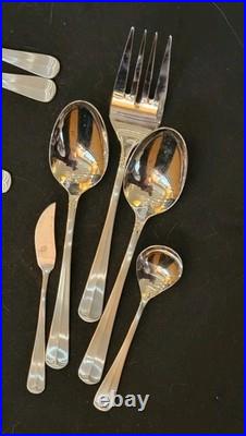 92 Pc Oneida Northland Korea POST ROAD Pointe Royal Stainless Flatware New