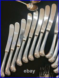 92 Pc Oneida Northland Korea POST ROAD Pointe Royal Stainless Flatware New