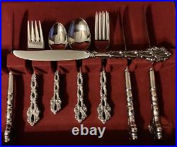 CHANDELIER Oneida Stainless 20 Pieces Service for 4 Excellent 18/8 USA Flatware