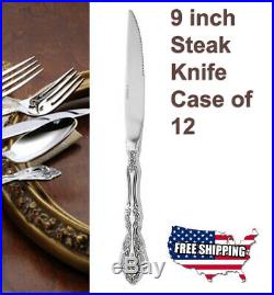 Case of 12 Oneida Michelangelo Extra Heavy Weight Steak Knife Knives 18/10 SS