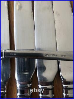 Chalcis Oneida 18/10 Glossy Stainless Flatware 35 Piece Set Made In China