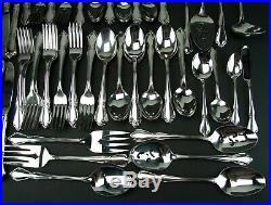Chateau Oneidacraft Deluxe Stainless Flatware Lot 135 pcs EUC