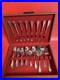 Community Stainless Flatware Set with Case Knives Forks Spoons Serving