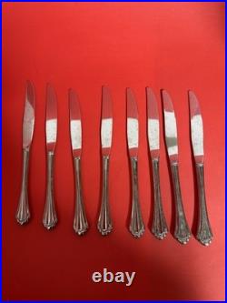 Community Stainless Flatware Set with Case Knives Forks Spoons Serving