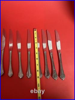 Community Stainless Flatware Set with Case Knives Forks Spoons Serving