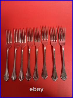 Community Stainless Flatware Set with Case Knives Forks Spoons Serving