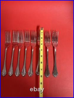 Community Stainless Flatware Set with Case Knives Forks Spoons Serving