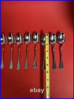 Community Stainless Flatware Set with Case Knives Forks Spoons Serving
