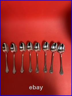Community Stainless Flatware Set with Case Knives Forks Spoons Serving
