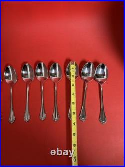 Community Stainless Flatware Set with Case Knives Forks Spoons Serving