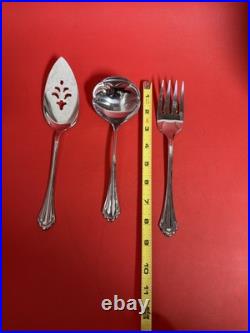 Community Stainless Flatware Set with Case Knives Forks Spoons Serving