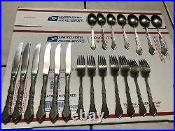 Community Stainless Oneida Satinique Flatware Set of 20 Pieces