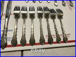 Community Stainless Oneida Satinique Flatware Set of 20 Pieces