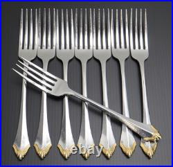 Community by Oneida Stainless GOLDEN KENWOOD 7 5/8 Dinner Forks (Set Of 8)