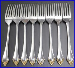 Community by Oneida Stainless GOLDEN KENWOOD 7 5/8 Dinner Forks (Set Of 8)