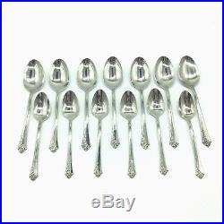 DAMASK ROSE By ONEIDA Heirloom Stainless Steel Flatware 33pc 7 Plate Setting