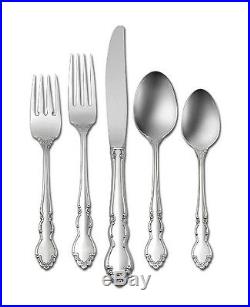 DOVER shiny 60 piece set Service for 12 Oneida Flatware NEW place setting