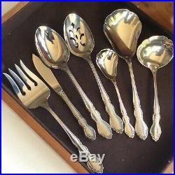 DUTCH AUCTION 80 pc set for 12 ONEIDA Cube Heirloom DOVER Stainless FLATWARE
