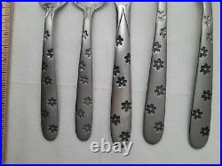 Daisy Frost Oneida Stainless Flatware Silverware 5 Piece Place Setting New