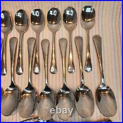 Discontinued Oneida 18/10 Stainless Chandler 40pc Flatware Forks Knives Spoons