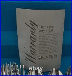 Distinction Deluxe HH Stainless Flatware by Oneida 97 Piece WithServing&Case Distinction Deluxe HH Stainless Flatware by Oneida 97 Piece WithServing&Case