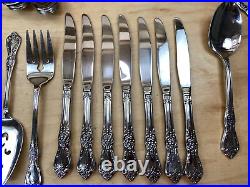 Distinction Deluxe Stainless by Oneida HH Kennett Square 120 Piece Flatware Set