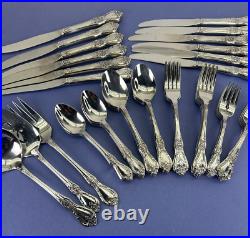 Distinction Deluxe Stainless by Oneida HH Kennett Square 63 Piece Flatware Set