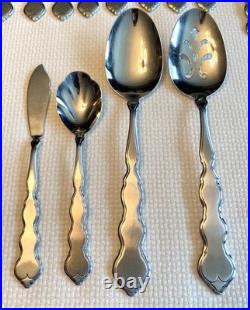 Distinction Deluxe Stainless by Oneida HH Valerie Lot of 98 Service for 10 PLUS