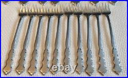 Distinction Deluxe Stainless by Oneida HH Valerie Lot of 98 Service for 10 PLUS