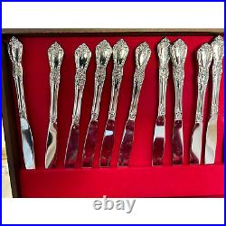 Distinction Deluxe Stainless by Oneida Hh Kennett Square Flatware Set- 43