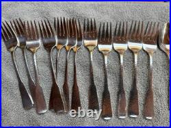 FIRST COLONY 1881 Rogers Oneida SET of 68 pc Hammered 1977 Service For 12