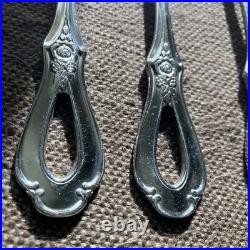 (FIVE) Oneida Toujours Dinner Forks Cube Logo Discontinued Pattern