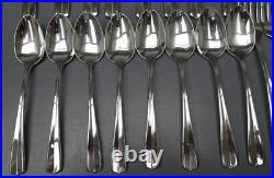 FLATWARE 50pc ONEIDA stainless GALA IMPULSE service for 8 +10 serving pcs NEW