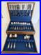 Flatware Oneida stainless Northland, Japan, Baton Rouge 77 pieces Withcase
