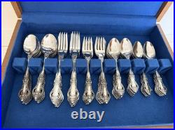 Flatware Oneida stainless Northland, Japan, Baton Rouge 77 pieces Withcase