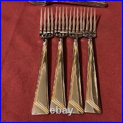 GOLDEN ERA Oneida Stainless 20 Pieces Service for 4 Excellent 18/8 USA Flatware