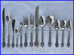 HUGE 177pc Set Oneida CHANDELIER Stainless Flatware Service for 12 PERFECTION