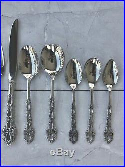 HUGE 177pc Set Oneida CHANDELIER Stainless Flatware Service for 12 PERFECTION