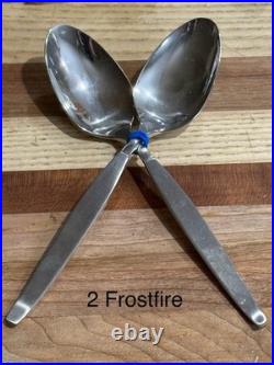 Huge NOS MCM Oneida Spoon Lot Approx 183 Stainless Steel Spoons Various Designs