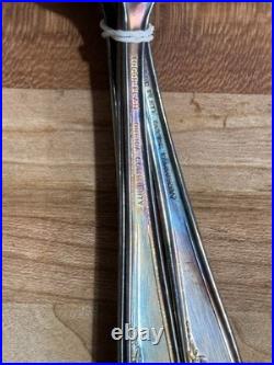 Huge NOS MCM Oneida Spoon Lot Approx 183 Stainless Steel Spoons Various Designs