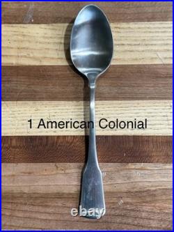 Huge NOS MCM Oneida Spoon Lot Approx 183 Stainless Steel Spoons Various Designs