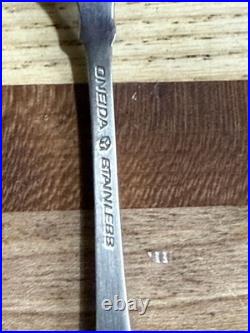 Huge NOS MCM Oneida Spoon Lot Approx 183 Stainless Steel Spoons Various Designs