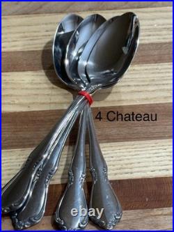 Huge NOS MCM Oneida Spoon Lot Approx 183 Stainless Steel Spoons Various Designs