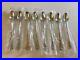 JUILLIARD-Oneida, Cube Mark-Iced Tea Spoons, Stainless Flatware(8) Eight New