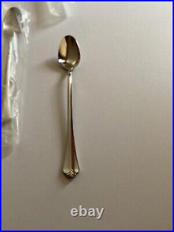 JUILLIARD-Oneida, Cube Mark-Iced Tea Spoons, Stainless Flatware(8) Eight New